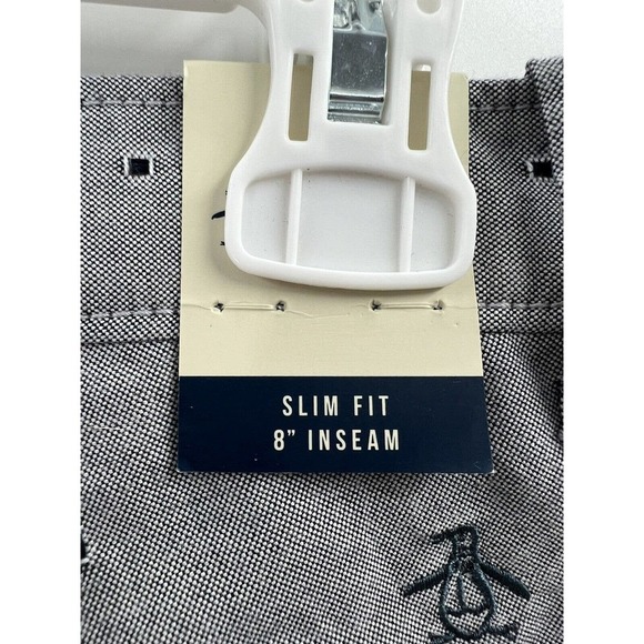 Penguin Men’s Slim Fit 8” Inseam Shorts Vintage Indigo Size 30 NWT​ - Picture 6 of 9